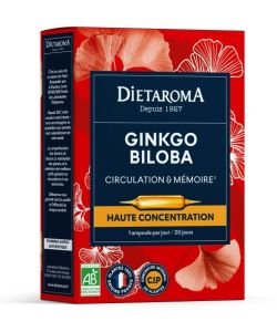 C.I.P. Ginkgo biloba BIO, 20 ampoules